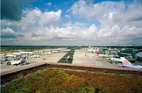 法蘭克福國際機場屋頂花園-成都青望園林景觀設計公司